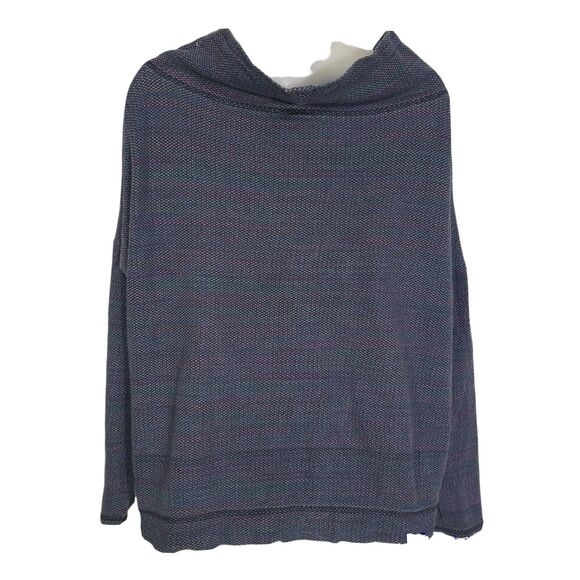 Talbots Womens Sweatshirt Medium Funnel Neck Drawstring Pullover Athleisure - Picture 2 of 8